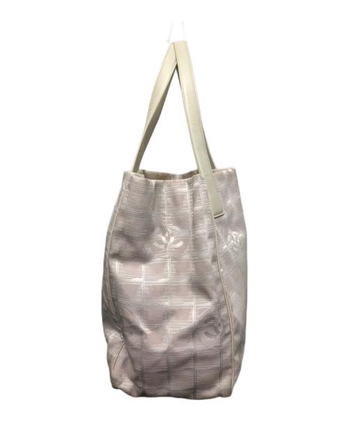 CHANEL（シャネル）CHANEL (シャネル) ニュートラベルラインPM トートバッグ ピンクの古着・服飾アイテム