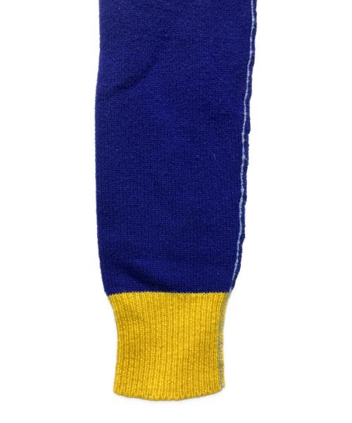 MARNI（マルニ）MARNI (マルニ) ラウンドネックロゴセーター ブルー サイズ:38の古着・服飾アイテム