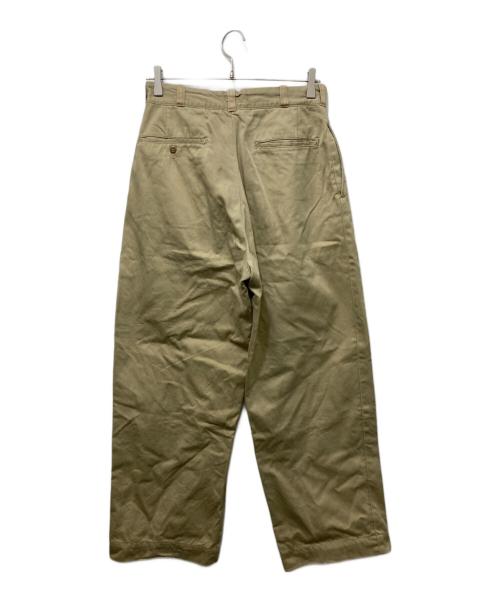 US ARMY（ユーエスアーミー）US ARMY (ユーエスアーミー) 60’S チノトラウザーパンツ ベージュ サイズ:不明の古着・服飾アイテム