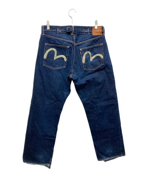 EVISU（エヴィス）EVISU (エヴィス) カモメプリントデニムパンツ インディゴ サイズ:W30×L35の古着・服飾アイテム
