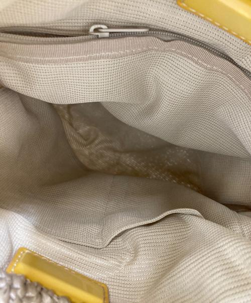 ANTEPRIMA（アンテプリマ）ANTEPRIMA (アンテプリマ) チャーム付2WAYワイヤーバッグ ベージュの古着・服飾アイテム