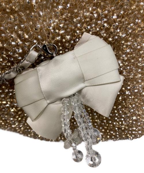 ANTEPRIMA（アンテプリマ）ANTEPRIMA (アンテプリマ) チャーム付2WAYワイヤーバッグ ベージュの古着・服飾アイテム