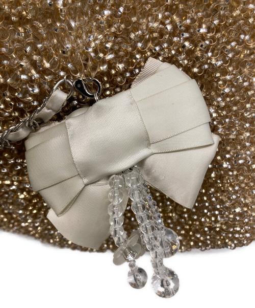 ANTEPRIMA（アンテプリマ）ANTEPRIMA (アンテプリマ) チャーム付2WAYワイヤーバッグ ベージュの古着・服飾アイテム