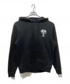 stussyステューシー）の古着「BASIC STUSSY HOOD」｜ブラック