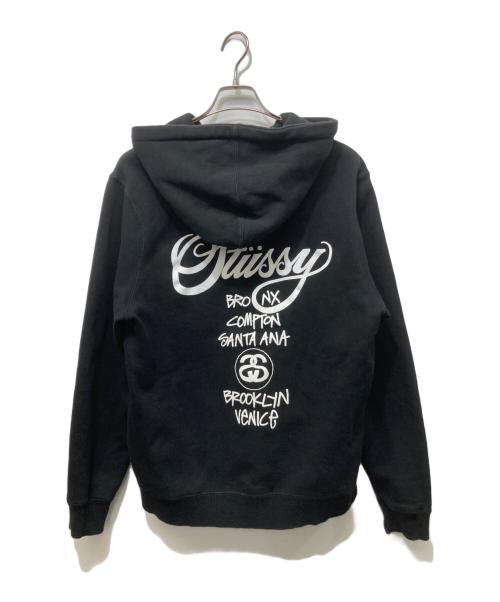 stussy（ステューシー）stussy (ステューシー) BASIC STUSSY HOOD ブラック サイズ:SIZE Sの古着・服飾アイテム