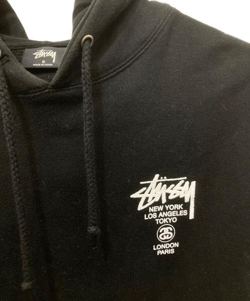 stussy（ステューシー）stussy (ステューシー) BASIC STUSSY HOOD ブラック サイズ:SIZE Sの古着・服飾アイテム