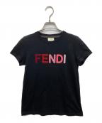 FENDIフェンディ）の古着「プリントTシャツ」｜ブラック
