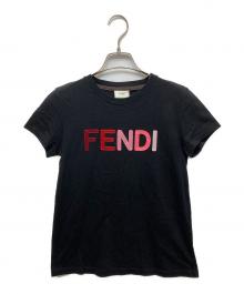 FENDI（フェンディ）の古着「プリントTシャツ」｜ブラック