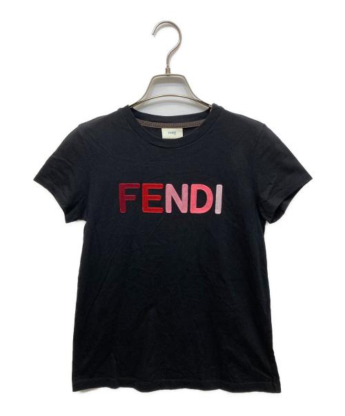 FENDI（フェンディ）FENDI (フェンディ) プリントTシャツ ブラック サイズ:12+の古着・服飾アイテム