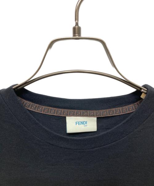 FENDI（フェンディ）FENDI (フェンディ) プリントTシャツ ブラック サイズ:12+の古着・服飾アイテム