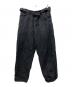 COMOLI（コモリ）の古着「ベルテッドデニムパンツ」｜ブラック
