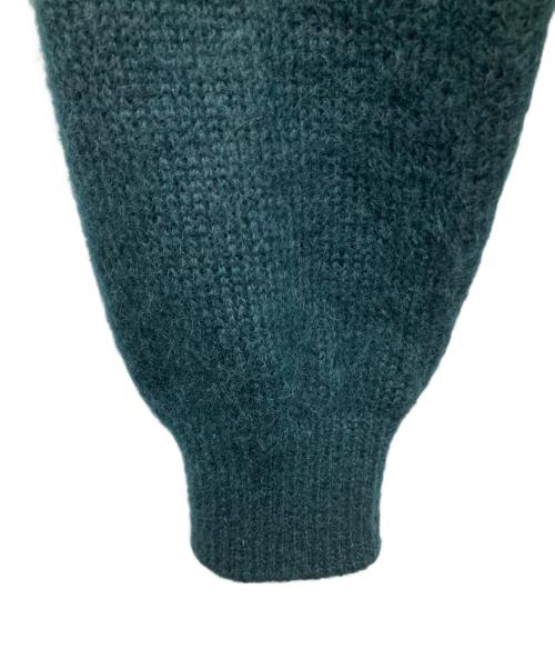 BATONER（バトナ―）BATONER (バトナ―) PURE MOHAIR CARDIGAN グリーン サイズ:SIZE 3の古着・服飾アイテム