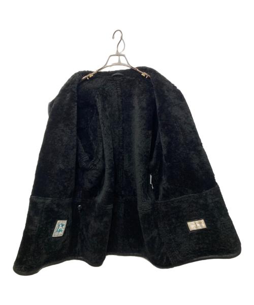 PEPKO（ペプコ）PEPKO (ペプコ) ムートンレザージャケット ブラック サイズ:SIZE Mの古着・服飾アイテム
