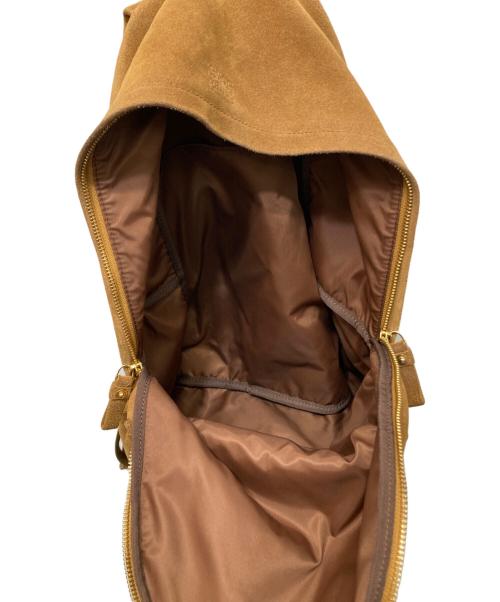 PORTER（ポーター）PORTER (ポーター) 5525gallery (ゴーゴーニーゴーギャラリー) スウェードデイパック ブラウンの古着・服飾アイテム