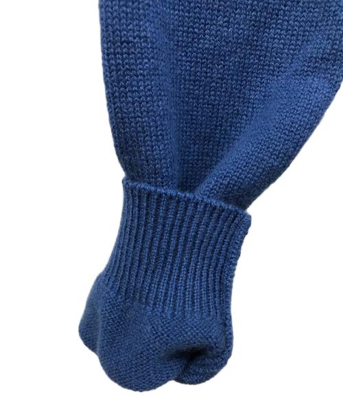 JIL SANDER（ジルサンダー）JIL SANDER (ジルサンダー) 襟付カシミヤカーディガン ブルー サイズ:SIZE 36の古着・服飾アイテム