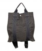 HERMESエルメス）の古着「エールライン アドMM リュック」｜グレー