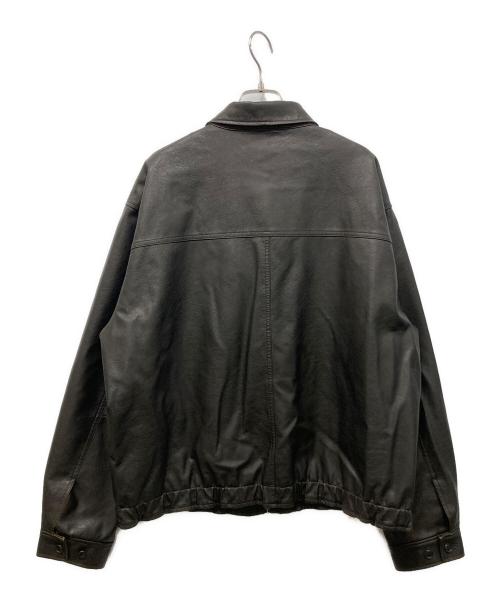 SEDAN ALL-PURPOSE（セダンオールパーパス）SEDAN ALL-PURPOSE (セダンオールパーパス) シンセティックレザー ジャケット ブラウン サイズ:XLの古着・服飾アイテム