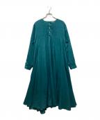 hazamaハザマ）の古着「踊らされる運命のワンピース」｜グリーン