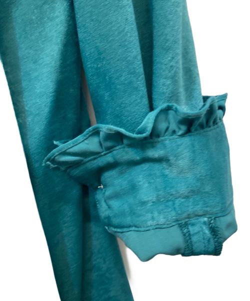 hazama（ハザマ）hazama (ハザマ) 踊らされる運命のワンピース グリーン サイズ:Lの古着・服飾アイテム