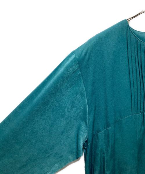 hazama（ハザマ）hazama (ハザマ) 踊らされる運命のワンピース グリーン サイズ:Lの古着・服飾アイテム