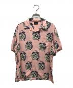 WASTED YOUTH×TOKIONウェイステッドユース×トキオン）の古着「レーヨンオープンカラーシャツ」｜ピンク
