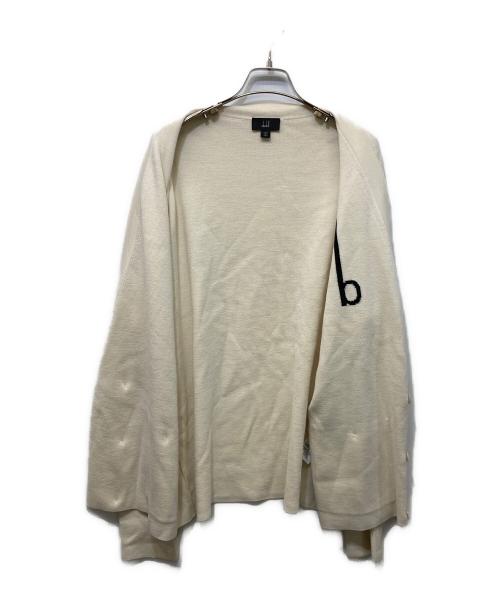 dunhill（ダンヒル）dunhill (ダンヒル) ウール シルク ダブルブレストジャケット ホワイト サイズ:Lの古着・服飾アイテム