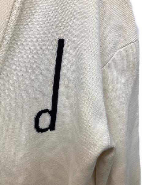 dunhill（ダンヒル）dunhill (ダンヒル) ウール シルク ダブルブレストジャケット ホワイト サイズ:Lの古着・服飾アイテム