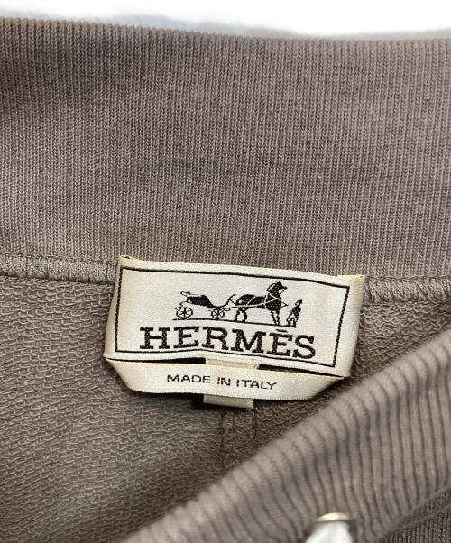 HERMES（エルメス）HERMES (エルメス) サイドラインスウェットハーフパンツ ベージュ サイズ:Lの古着・服飾アイテム