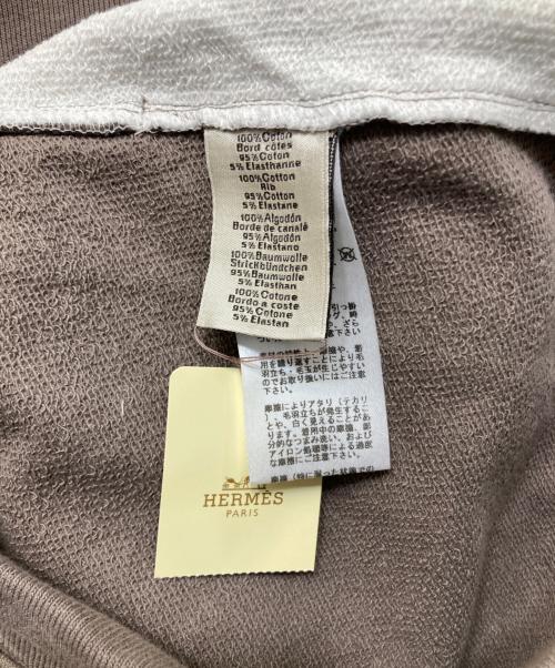 HERMES（エルメス）HERMES (エルメス) サイドラインスウェットハーフパンツ ベージュ サイズ:Lの古着・服飾アイテム