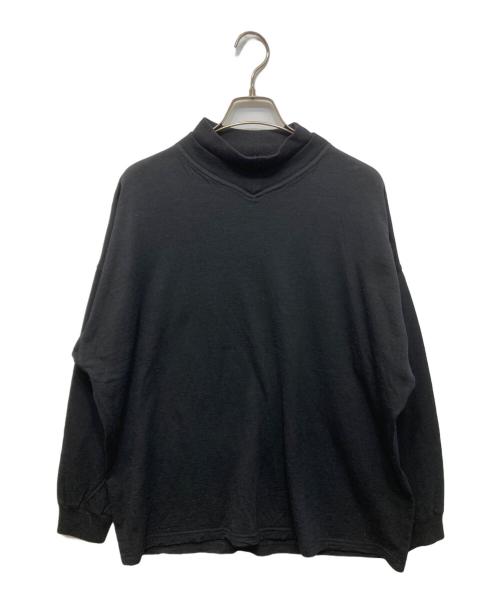 GIANNI VERSACE（ジャンニ・ヴェルサーチ）GIANNI VERSACE (ジャンニ・ヴェルサーチ) ネックレイヤードニット ブラック サイズ:Sの古着・服飾アイテム