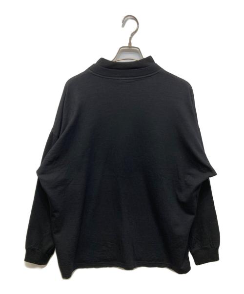 GIANNI VERSACE（ジャンニ・ヴェルサーチ）GIANNI VERSACE (ジャンニ・ヴェルサーチ) ネックレイヤードニット ブラック サイズ:Sの古着・服飾アイテム