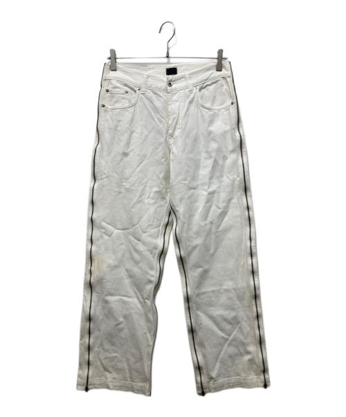 D&G（ディーアンドジー）D&G (ディーアンドジー) サイドジップデニムパンツ ホワイト サイズ:48の古着・服飾アイテム