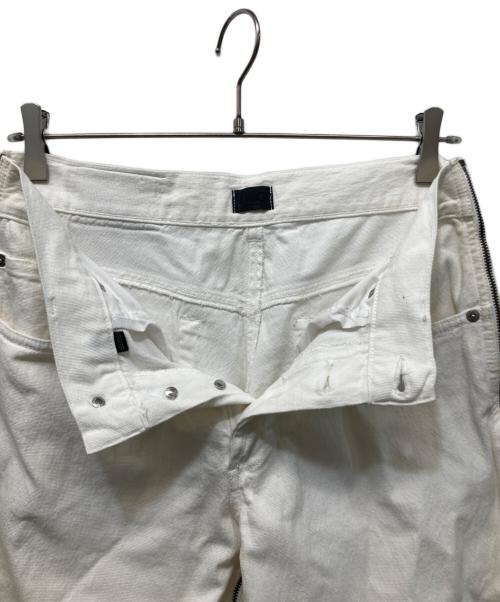 D&G（ディーアンドジー）D&G (ディーアンドジー) サイドジップデニムパンツ ホワイト サイズ:48の古着・服飾アイテム