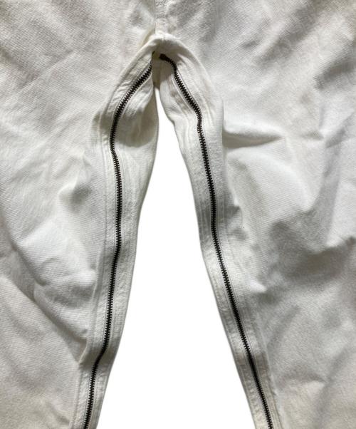 D&G（ディーアンドジー）D&G (ディーアンドジー) サイドジップデニムパンツ ホワイト サイズ:48の古着・服飾アイテム