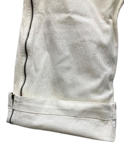 D&G（ディーアンドジー）D&G (ディーアンドジー) サイドジップデニムパンツ ホワイト サイズ:48の古着・服飾アイテム