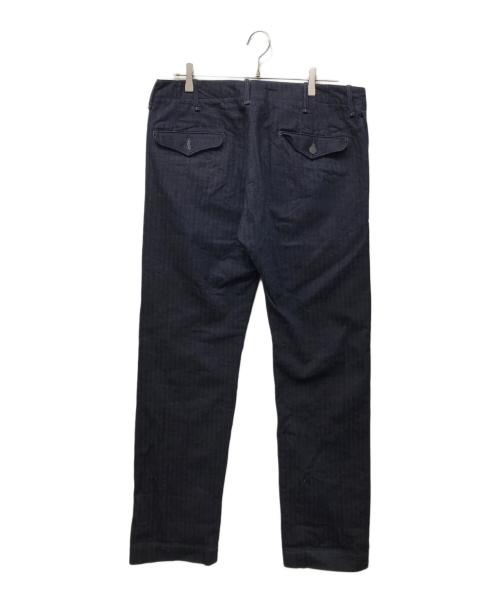 RRL（ダブルアールエル）RRL (ダブルアールエル) ヘリンボーンデニムトラウザーパンツ インディゴ サイズ:34の古着・服飾アイテム