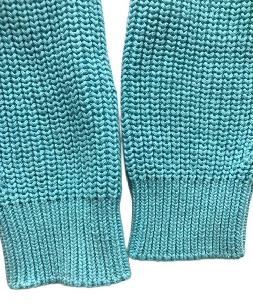 patou（パトゥ）patou (パトゥ) エコフレンドリーウール＆コットン ジップアップセーラーカラー ジャンパー グリーン サイズ:Sの古着・服飾アイテム