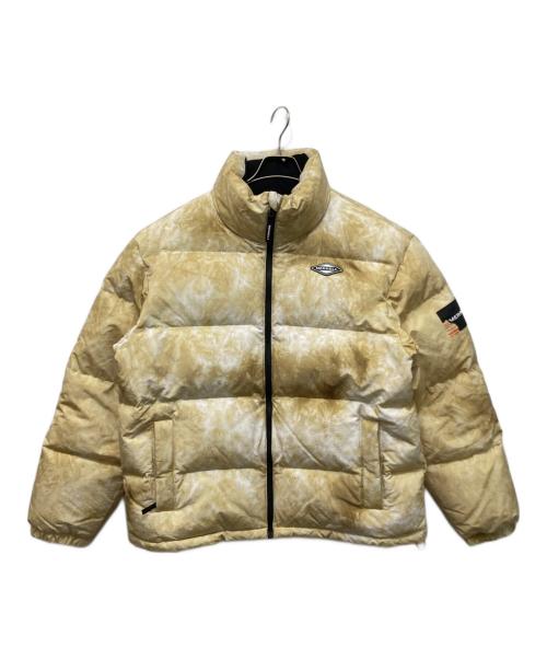 MERRELL（メレル）MERRELL (メレル) PRINT PUFFER DOWN JUMPER イエロー サイズ:105の古着・服飾アイテム