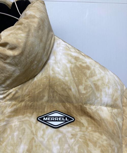 MERRELL（メレル）MERRELL (メレル) PRINT PUFFER DOWN JUMPER イエロー サイズ:105の古着・服飾アイテム
