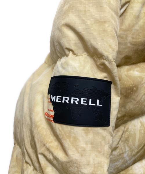 MERRELL（メレル）MERRELL (メレル) PRINT PUFFER DOWN JUMPER イエロー サイズ:105の古着・服飾アイテム