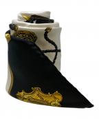 HERMESエルメス）の古着「カレ90 LES CLES」｜ホワイト×ブラック