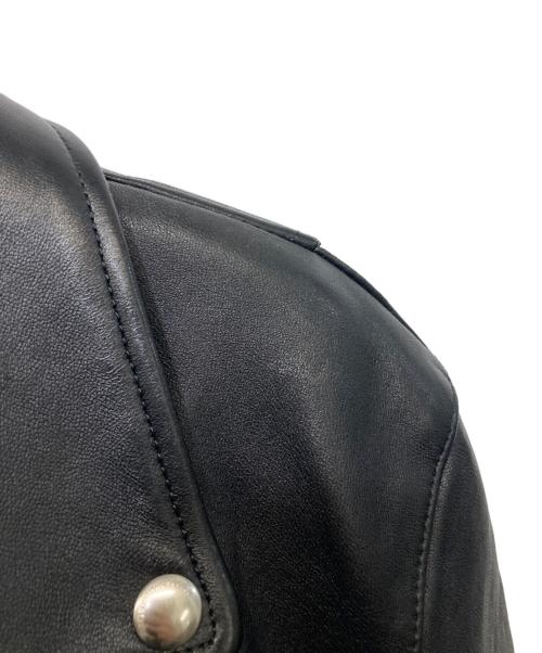 beautiful people（ビューティフルピープル）beautiful people (ビューティフルピープル) vintage leather riders jacket ブラック サイズ:42の古着・服飾アイテム