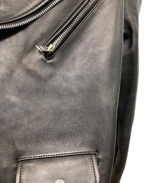 beautiful people（ビューティフルピープル）beautiful people (ビューティフルピープル) vintage leather riders jacket ブラック サイズ:42の古着・服飾アイテム