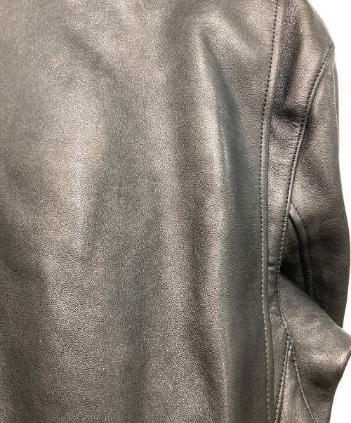 beautiful people（ビューティフルピープル）beautiful people (ビューティフルピープル) vintage leather riders jacket ブラック サイズ:42の古着・服飾アイテム