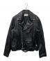 beautiful people（ビューティフルピープル）の古着「vintage leather riders jacket」｜ブラック