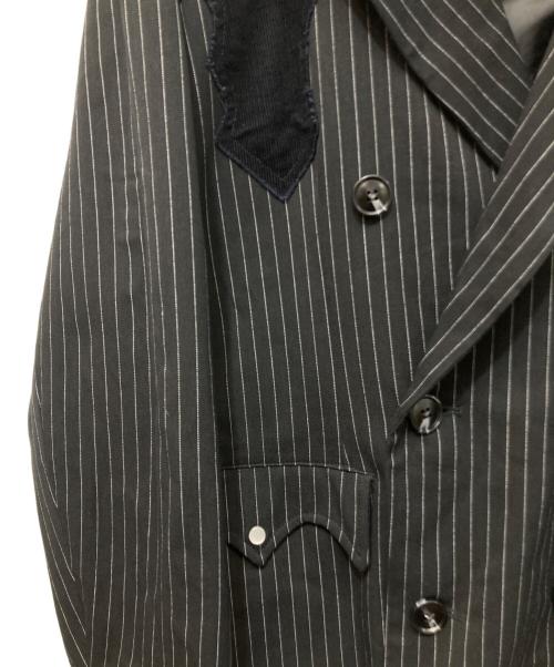 Ballsy.Brothers（ボールジーブラザーズ）BALLSY.BROTHERS (ボールジーブラザーズ) Western check & stripe setup ブラック サイズ:Ｍの古着・服飾アイテム