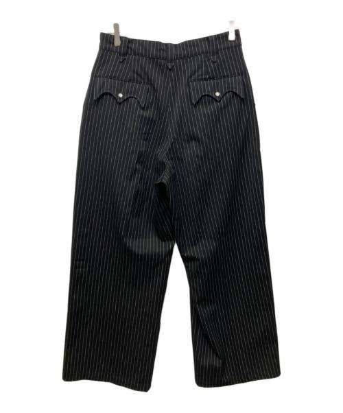 Ballsy.Brothers（ボールジーブラザーズ）BALLSY.BROTHERS (ボールジーブラザーズ) Western check & stripe setup ブラック サイズ:Ｍの古着・服飾アイテム