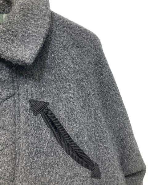 Ballsy.Brothers（ボールジーブラザーズ）BALLSY.BROTHERS (ボールジーブラザーズ) Shaggy western short length jacket グレー サイズ:Ｌの古着・服飾アイテム