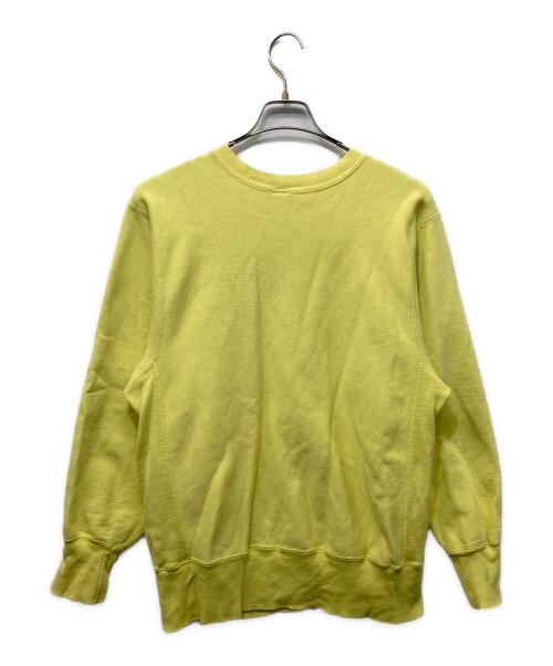 Champion（チャンピオン）Champion (チャンピオン) 90’S リバースウィーブクルーネックスウェット イエロー サイズ:Lの古着・服飾アイテム
