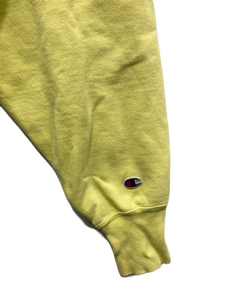 Champion（チャンピオン）Champion (チャンピオン) 90’S リバースウィーブクルーネックスウェット イエロー サイズ:Lの古着・服飾アイテム